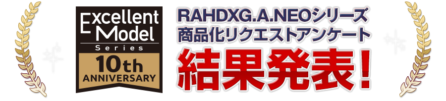 RAHDX G.A.NEO series 상품화 요청 설문조사 결과 발표!