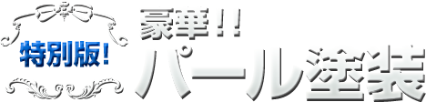 특별판은 호화! 진주 페인트