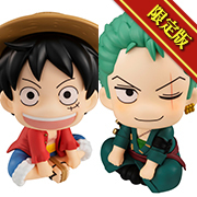 메가 트레 숍 Lookup ONE PIECE「루피 & 조로 한정판【고기와 술로 연회 set】」의 수주를 개시했습니다!
