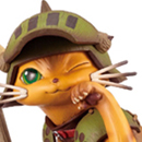 モンスターハンター 헌터 휴대용 2nd G 오토모 아이루(차 호랑이 Ver./아메쇼 Ver.)