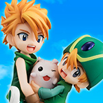 デジモンアドベンチャー 石田ヤマトと高石タケルとツノモンとトコモン