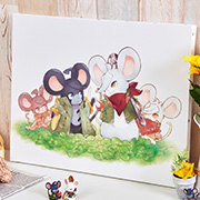 3丁目のおるふぇんちゅ キャンバスアート 3(にゃん)