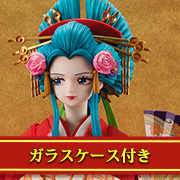 쿠즈키 × MegaHouse 일본 인형 ONE PIECE 작은 보라색 [전용 유리 케이스 포함 특별価格세트]