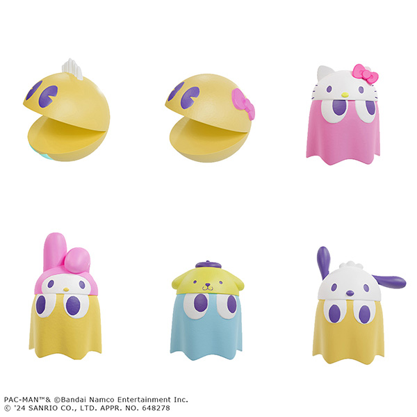 PAC-MAN × Sanrio character 즈 치비 콜렉트 피규어 Vol.1[再販]