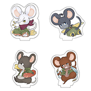 【메가 호비 EXPO】 3 쵸메의 오루 후 츄츄 아크릴 마스코트 전종 세트 ※ 특전 : 알루미늄 붙이