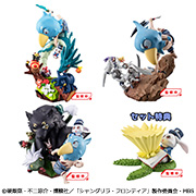 PetitramaEX Shangri-La Frontier VS Monster Diorama Collection set