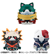 나의 히어로 아카데미아 냥 모두 큰 히로아 카냥코 ① 미도리타니 출구 ② 폭호 카츠미 ③ 포효