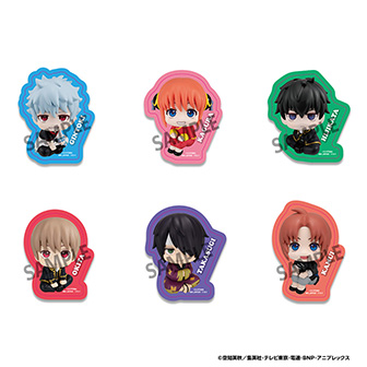 るかっぷダイカットステッカー 銀魂 （全6種）2,970円（税込）