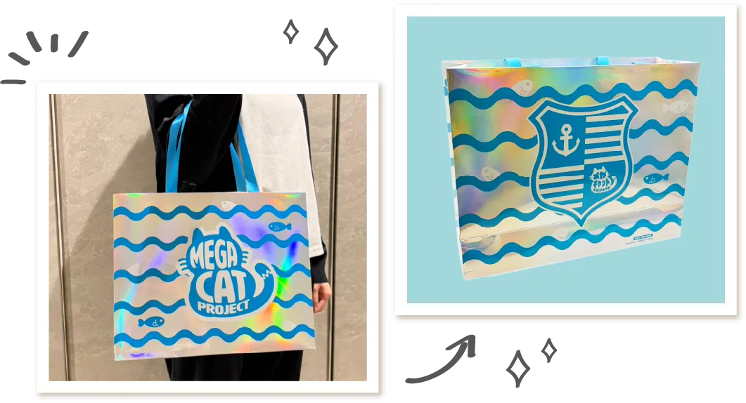 MEGA CAT PROJECT 5th Anniversary 로고 특제 쇼퍼